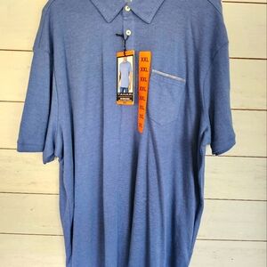 NWT Tahari polo shirt XXL blue.